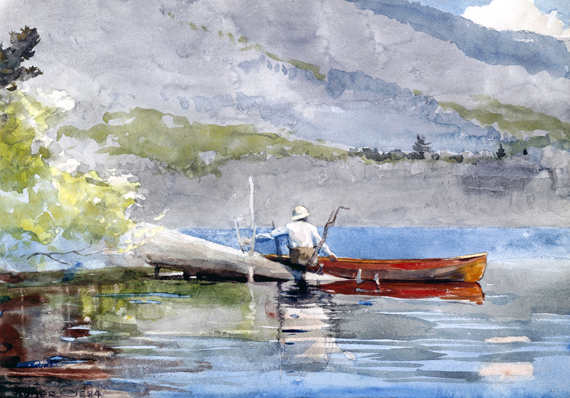 The Red Canoe 1889