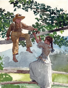 On the Fence, 1878