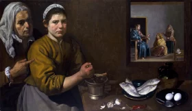 Christ In The House of Martha And Mary