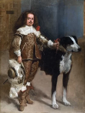 Dwarf with a Dog