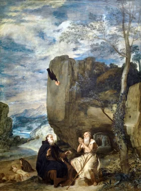Saints Anthony Abbot and Paul the Hermit 1634