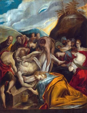 The entombment of Christ