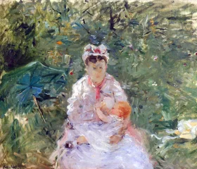 Angele Feeding Julie Manet
