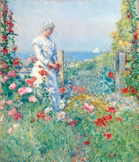 In the Garden (Celia Thaxter in Her Garden), 1892