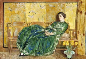 April - (The Green Gown) 1920