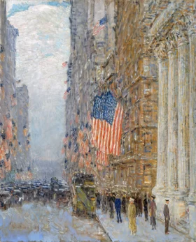 Flags on the Waldorf 1916