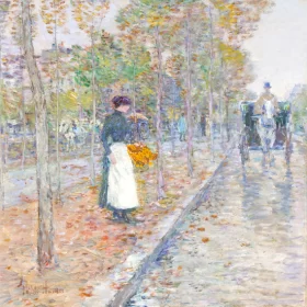Autumn Boulevard, Paris 1897