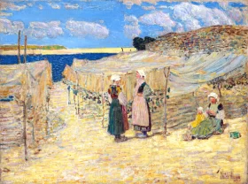 Fish nets, Le Pouldu, Brittany 1897