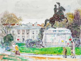Equestrian Statue of General Andrew Jackson, Washington DC 1926