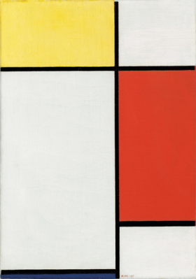 Composition No. II, With Yellow, Red and Blue 1927