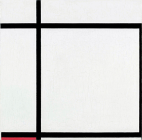 Komposition II, with Red, 1926
