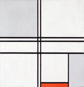 Composition (No. 1) Gray-Red 1935