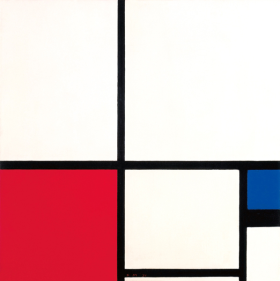 Composition No. I with Red and Blue 1931