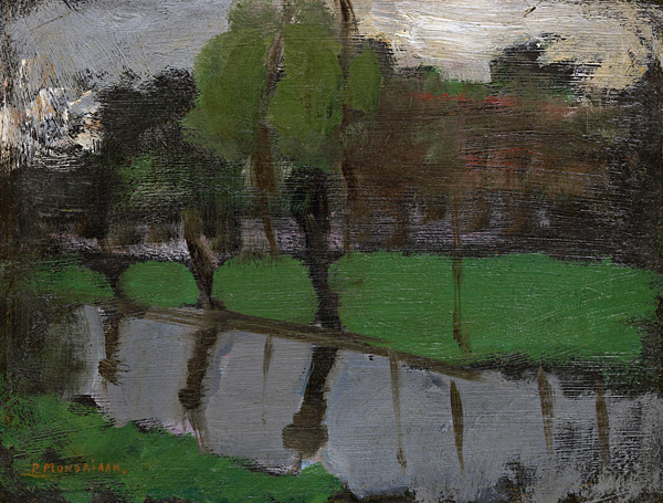 Hoeve met Wilgen aan het water I