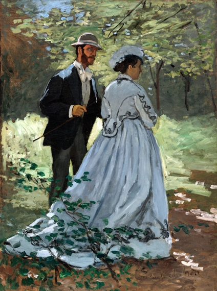 Bazille and Camille (Study For "Déjeuner Sur L'herbe")
