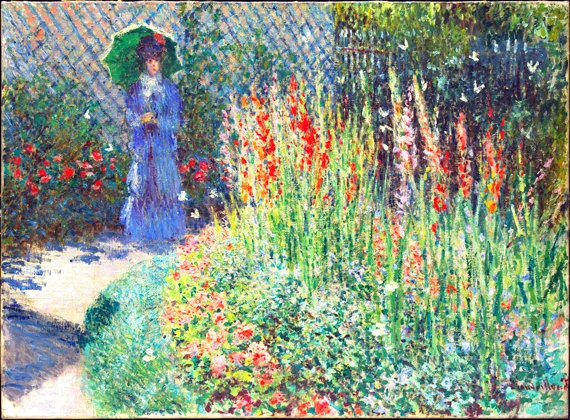 Rounded Flower Bed 1876
