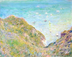 View From the Cliff at Pourville, Bright Weather, 1882