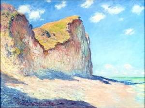 Cliffs near Pourville, 1882