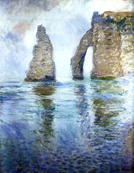 The Rock Needle and the Porte D'aval Seen From the West, 1886