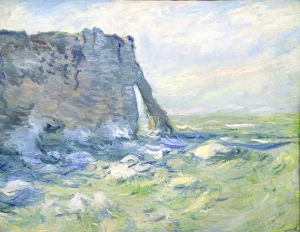 Cliffs of the Porte D'aval, Grey Weather, 1883