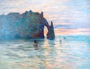 Soleil Couchant à Etretat