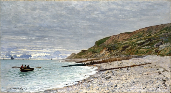 The Point of Heve, Honfleur, 1864 by Claude Monet, oil painting reproduction on canvas The Point of Heve, Honfleur, 1864