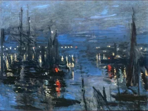 The Port of Le Havre, Night Effect, 1873