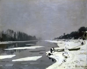 Ice-Floes-On-The-Seine-at-Bougival-1868