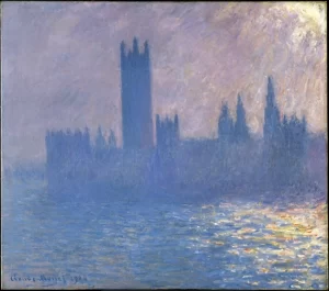 Houses of Parliament, Sunlight Effect, 1903