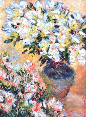 White Azaleas In A Pot, 1885