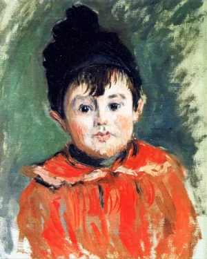 Portrait of Michel With Hat and Pompom, 1880