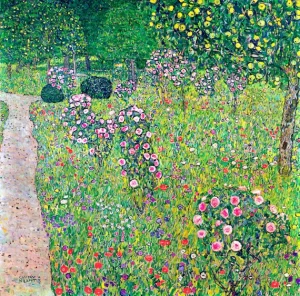 Fruit Garden With Roses