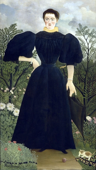 Portrait of Madame M by Henri Rousseau, oil painting reproduction on canvas Portrait of Madame M