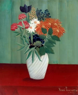 Bouquet of Flowers with China Asters and Tokyos
