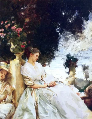 In a Garden, Corfu 1909