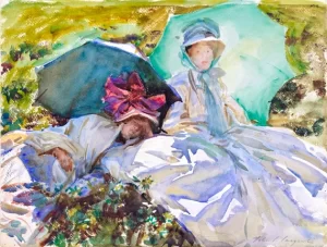 Simplon Pass-the Green Parasol 1911