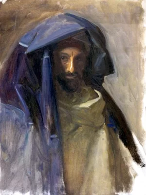 Man In a Blue Mantle 1891