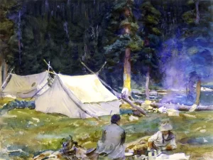 Camping Near Lake O'hara 1916