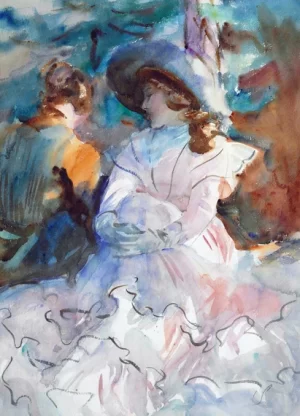 Ladies In the Shade-Abriès 1912