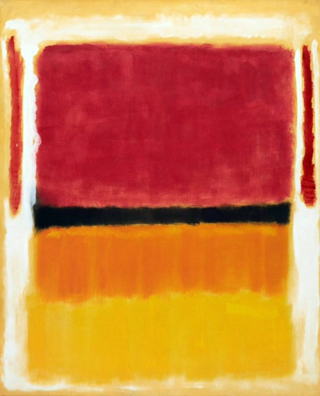 Untitled (Violet, Black, Orange, Yellow On White And Red) by Mark Rothko (Inspired by), oil painting reproduction on canvas Untitled (Violet, Black, Orange, Yellow On White And Red)