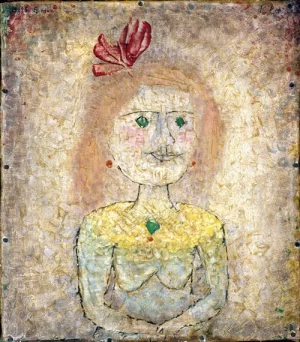 Small Portrait Of A Girl In Yellow