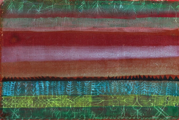 Flat Landscape by Paul Klee, oil painting reproduction on canvas Flat Landscape
