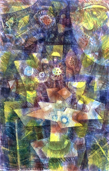 Still Life With Autumn Flowers by Paul Klee, oil painting reproduction on canvas Still Life With Autumn Flowers