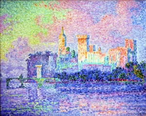 The Papal Palace, Avignon, 1909