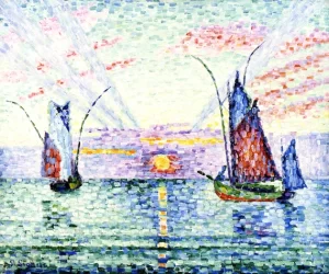 Tuna Fishing Boats, Sunset, Groix