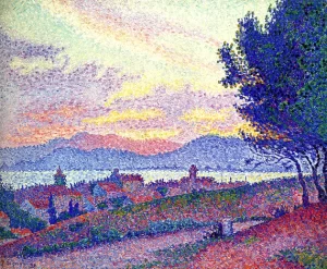 Saint Tropez. Sunset In The Pine Woods, 1896