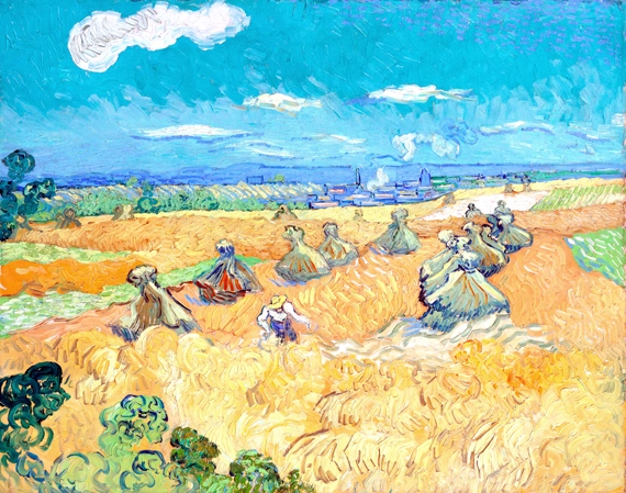 Wheat Field With Reaper, Auvers 1890