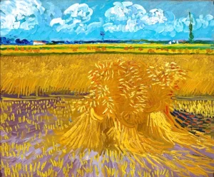 Wheat Field With Sheaves