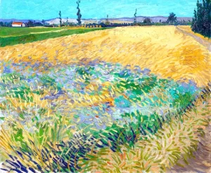 Wheat Fields-Alpilles Foothills In The Background 1888