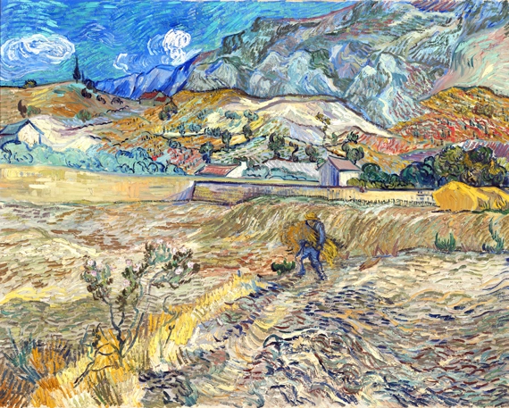 Enclosed Field With Peasant